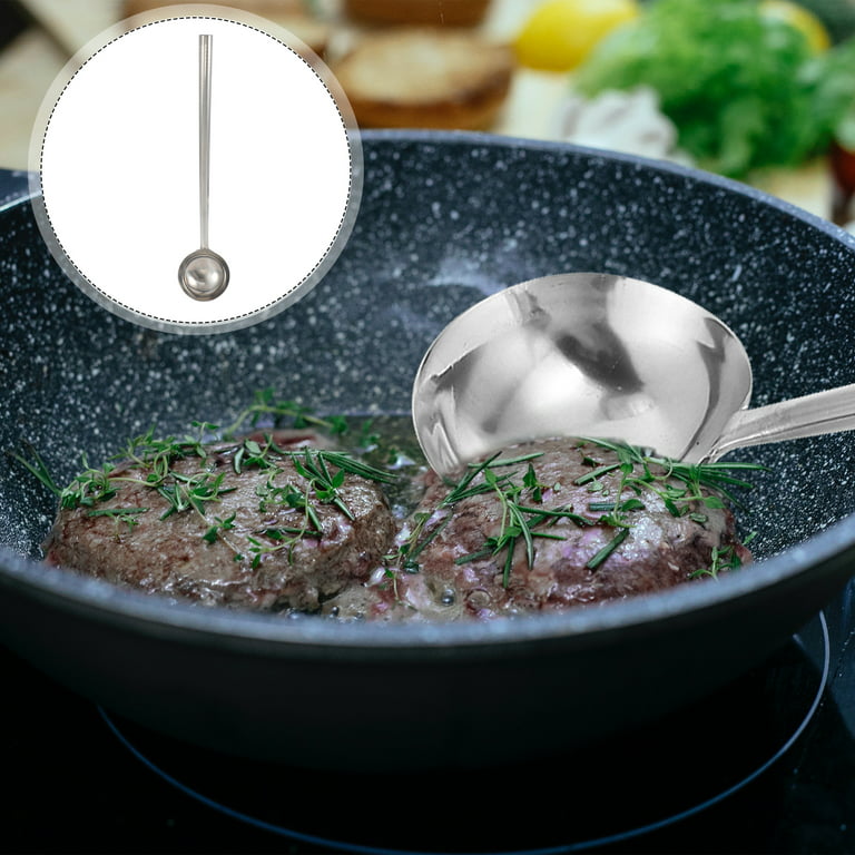 Large Steel Cooking Spoon Size: 36 cm No.: 084-13-08-24