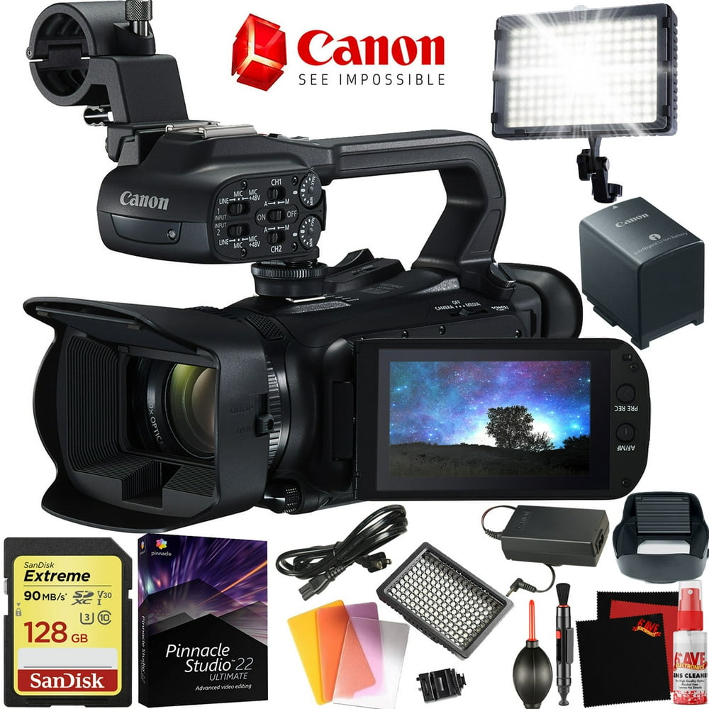 Canon Xa45 Professional Uhd 4K Camcorder 4K Video 20X Zoom Lens