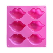 Valentines Day Decorations Clearance! Silicone Red For Cake Lips Molds Sexy Molds Wedding Large Molds Valentine Decoration Baking Lip 3D Kisses Silicone Cake Mould