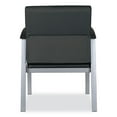 thumbnail image 6 of Alera metaLounge Series Mid-Back Guest Chair, 24.6" x 26.96" x 33.46", Black, Silver Base, 6 of 9