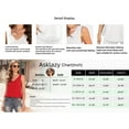 thumbnail image 5 of Asklazy Women's Summer Sleeveless Chiffon Blouse Business Casual Tank Flowy Tops for Women,US Size,White,M, 5 of 10