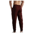 thumbnail image 3 of JXMVOJ Men's Drawstring Elastic Waist Cargo Pants,Casual Loose Fit Lightweight Workwear Pull On Pants, 3 of 4