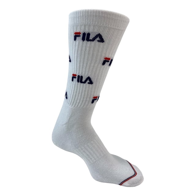 Calcetas Largas Fila 3 Pack Blanco Blanco Único