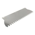 thumbnail image 3 of CarpNettore Tile Tool Sturdy Plastering Masonry Work Tile Trowel Blade with Square Notch 400x110x0.7mm, 3 of 9