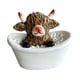 thumbnail image 1 of Figura de vaca de las Highlands, modelo artesanal, muñeca, artesanía, baño, estatua de vaca de las Highlands A, 1 of 8
