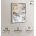 thumbnail image 2 of Burnished Patina Canvas Gemstone Abstract Art by Art Remedy, Silver Frame, 24" x 36", 2 of 7