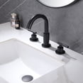 thumbnail image 3 of Dual Handle Deck Mounted Bathroom Widespread Faucet with Pop-up Drain, 3 of 5