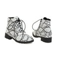 thumbnail image 4 of Fesfesfes Women Boots And Winter Flowers Color Matching Thick High-heeled Platform Sleeve High 9(42), 4 of 6