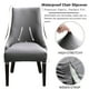 thumbnail image 3 of FUNDA PARA SILLA RETRÁCTIL IMPERMEABLE LINGUISTIC 4 PIEZAS - GRIS CLARO, funda para silla universal, moderna y duradera, adecuada para el hogar, hotel, restaurante, banquete y cocina, 3 of 5