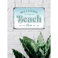 thumbnail image 6 of Vintage Tin Signs Wall Decor, The Beach is Calling, Retro Metal Sign for Outdoor Indoor Home Beach Garden Tub Bar Farmhouses Cafes Gate Fence Art Wall 8X12 Inch, 6 of 6