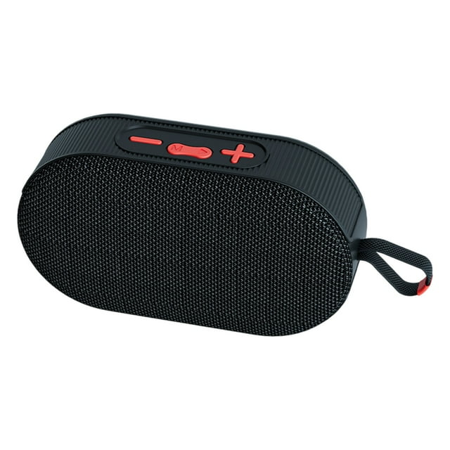 Black Mini Portable Bluetooth 5.3 Speaker With Tf Card Slot Radio Rgb Light Effect Large Stereo Sound Black