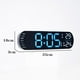 thumbnail image 5 of Reloj despertador digital con ajuste de brillo de 10 niveles, alarma dual conmutable en  degreeF/ degreeC Azul, 5 of 7