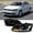 Smoked Lens With Black Housing, variant on AKKON - For 2011-2018 VW Jetta MK6 4 Door Sedan Halogen Type LED DRL Projector Black Headlights LH + RH Side Pair