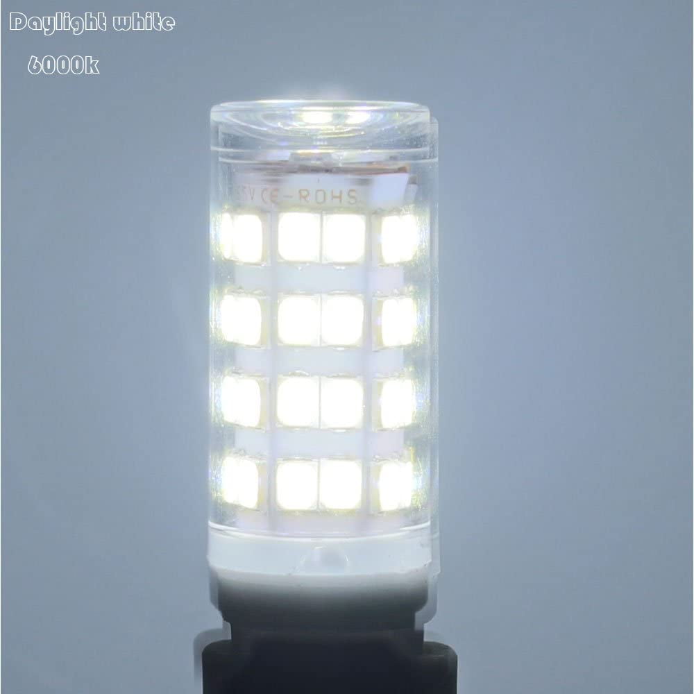 GXZ G9 LED Ceramic Base Light Bulbs 4W 40W Halogen Equivalent 400LM Daylight White 6000K G9