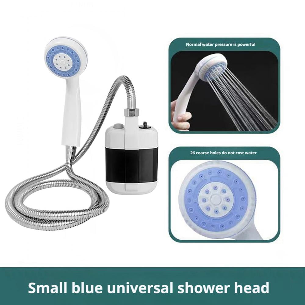 Portable Camping Shower Outdoor Camp Shower Pump,USB Rechargeable Outdoor Electric Shower,Handheld Water Pump with Hose,Outdoor Shower Head Sprayer for Camping Hiking Beach Car Washing Pet Cleaning