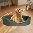 thumbnail image 1 of Cama ovalada para perros Salvador transpirable y lavable Verde XL, 1 of 9