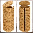 thumbnail image 4 of Soporte de papel con tapa, repuesto extra 3 rollos, para guardar papel higiénico, jacinto Wciker, cesta organizadora para baño, 4 of 4