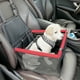 thumbnail image 5 of Asiento de coche impermeable para mascotas, cinturón antideslizante, apertura del cinturón de seguridad, cobertura sintetizada, protección del asiento trasero, apto para gatos y perros., 5 of 5