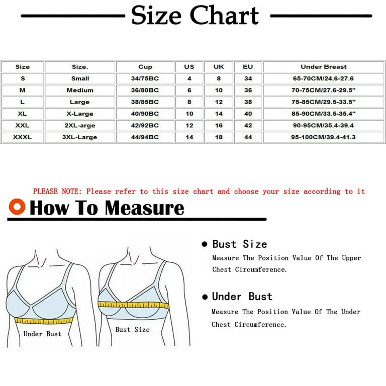 Teen Bras for Girls Ages 14-16, 2PCWomen's Embroidered Glossy Comfortable  Breathable Bra Underwear No Rims, Sleep Bra