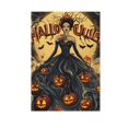 thumbnail image 2 of Halloween Queen and The Pumpkins Garden Flag 12x18 inch Double Sided Outside Yard Decorations for Home Outdoor, 2 of 6