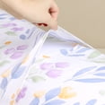 thumbnail image 4 of Unique Bargains 1 Pcs Pillowcase Breathable Soft Floral Pillow Cases Purple 20"x72", 4 of 8