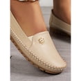 thumbnail image 7 of Women’s Slip-On Loafers Flats, Soft Leather Comfort Walking Shoes, Lightweight Non-Slip Driving Moccasins, 7 of 7