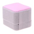 thumbnail image 3 of Caja de anillo Zulema Organizador Rosa y gris, 3 of 8
