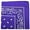 Purple, variant on Kaiser X-Large Paisley Cotton Bandanas Pack of 12 27x27 inches Cowboy Style