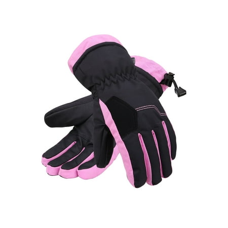 - Kids Boys Girls Waterproof 3M Thinsulate Winter Snowboard Ski Gloves S