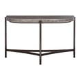thumbnail image 3 of Lyon Semi-circular Concrete and Metal Console Table, 3 of 5