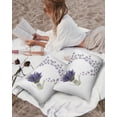thumbnail image 4 of Rustic Lavender Floral in Can Outdoor Pillow Covers Set of 2,Decorative Waterproof Throw Pillow Case,FarmHouse Butterfly Cotton Linen Soft Cozy Cushion Pillowcases, 4 of 7