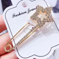 thumbnail image 1 of Broches de hebilla de decoración de diamantes de imitación de aleación de colores populares de moda para mujeres accesorios regalo para novia Tan Jianjun  unisex, 1 of 2