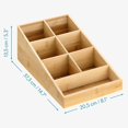 thumbnail image 4 of Navaris Coffee Station Organizer 7 Compartments - Coffee Organizer Station for Sugar, Creamer, Cup, Tea - Coffee Bar Organizer for Office and Kitchen Countertop Organization, 4 of 6