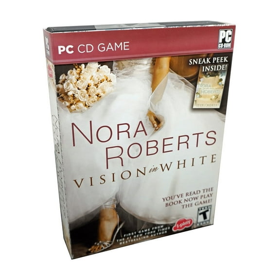 NORA ROBERTS : VISIONS IN WHITE PC CDRom Game - Immerse yourself in a story of Love, Friendship & Family
