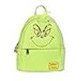 thumbnail image 2 of Loungefly Dr. Seuss The Grinch Green Mini Backpack PU Leather Purse Knapsack, 2 of 4