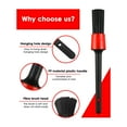 thumbnail image 4 of 5pcs Car Detailing Brush Kit Plastic Vehicle Auto Pickup Truck Interior For Wheel Console Clean Set, 4 of 12