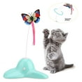 thumbnail image 3 of Falleo Clearance Cat Tease Toy Rotating Luminous Butterfly Rotating Electric 360° Rotary Cat Teaser Toy, 3 of 5