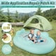 thumbnail image 5 of Colchón Inflable Abdtech para Niños, Cama de Viaje Ovalada Verde de 152x109x30 cm, 5 of 9