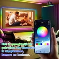 thumbnail image 4 of Tira de neón LED longziming de 5 m – Tira LED RGB flexible, resistente al agua IP65, control remoto/aplicación, lámpara de pared DIY para interiores, 4 of 5