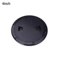 thumbnail image 1 of 4inch Marine Screw Out Deck Plate Inspection Hatch Plastic Access Boat RV Round, 1 of 6