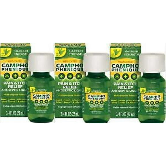 Campho-Phenique Antiseptic Liquid 0.75 oz ( 3 pack )