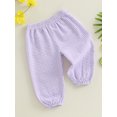 thumbnail image 5 of BemeyourBBs Kids Girls Boys Jogger Pants Loose Plaid Print Elastic Waist Trousers, 5 of 9