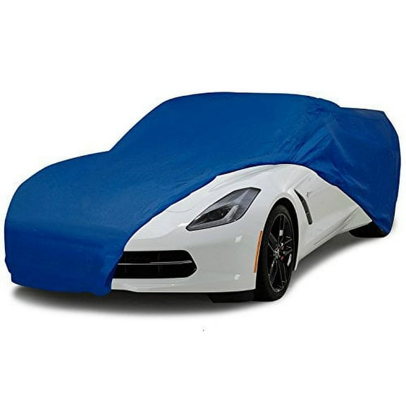 C7 Corvette Stingray Semi Custom Car Cover Blue 2014 thru 2019