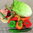 thumbnail image 2 of 9PCS Simulation Artificial Vegetables Pepper Radish Potato Tomato Cucumber Eggplant Cabbage Photo Prop Cabinet Display Home Party Kitchen Decoration, 2 of 3
