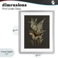 thumbnail image 4 of Stupell Industries Transitional Twin Swallowtails & Greenery Gray Framed Print Under Glass, 17 x 21, by House Fenway, 4 of 8