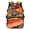 Fire Truck Graffiti Design, variant on POLERO Cute Bear Design Multi-Pocket Travel Ruckpack for School Daypack, Smooth Zipper Comfortable Polyester School Backpack