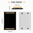 thumbnail image 3 of Iauyy Modern Square Bathroom Tray with Handles - Acrylic & Aluminum Alloy Vanity Countertop Organizer ，Background-black, 3 of 7