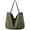 1-army Green, variant on Women's Canvas Tote Handbag