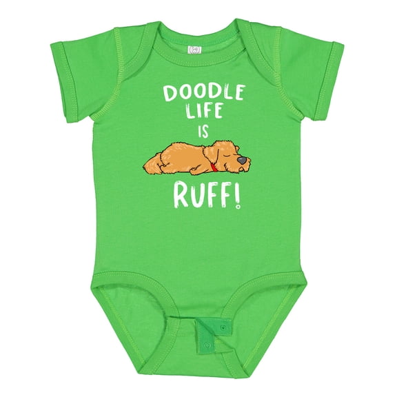 Inktastic Doodle Life is Ruff Golden Doodle Boys or Girls Baby Bodysuit