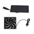 thumbnail image 5 of Small Size Solar Panel Low Power Solar Exhaust Fan 0.8W4v Lightweight Green Energy, Outdoor, Pet House, Chicken ,High Performance, 5 of 5